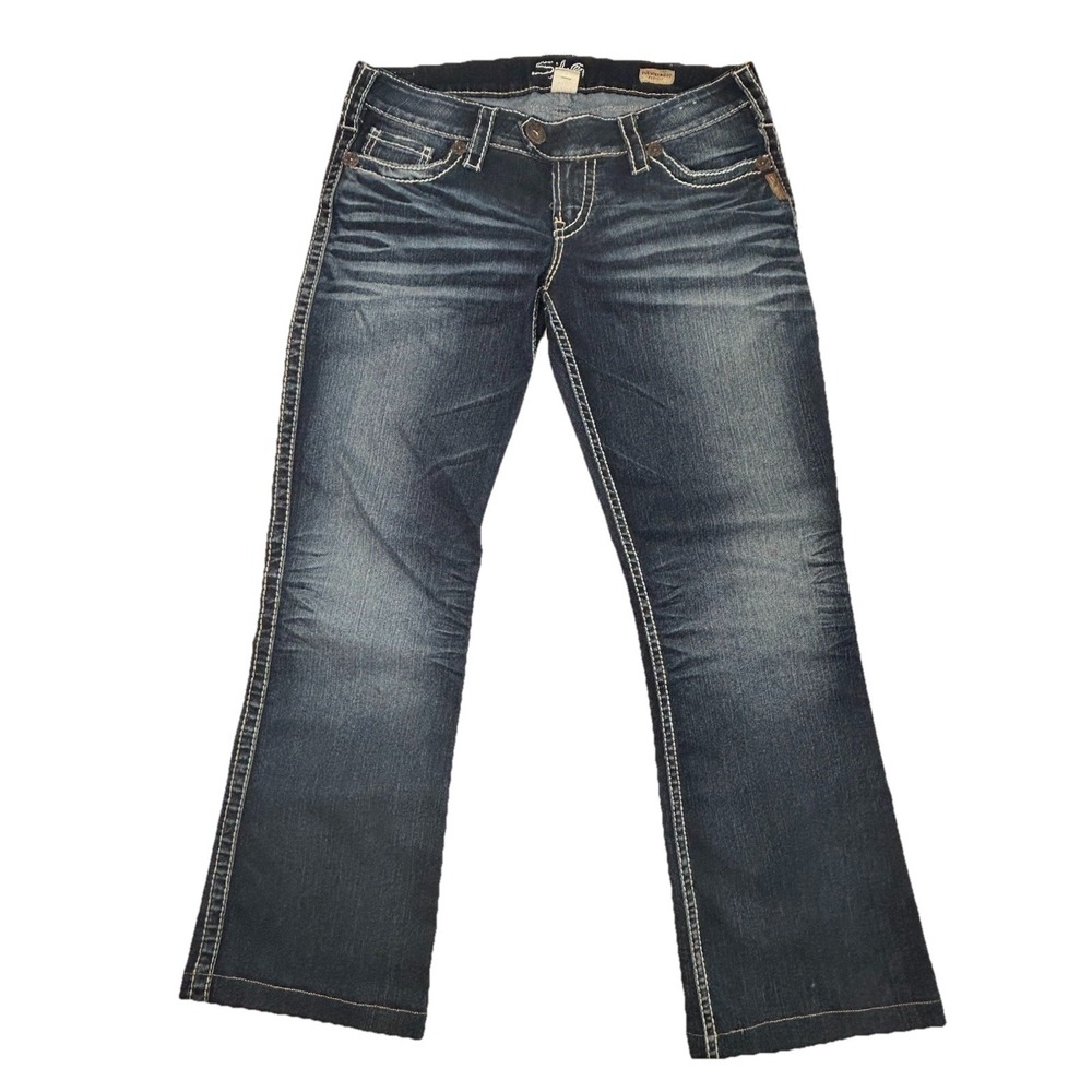 Silver Jeans Tuesday Bootcut Womens W30 L31 Dark Wash Boot Cut Denim